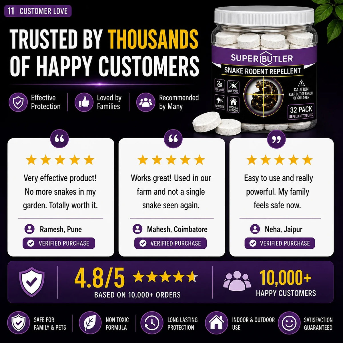 Snake Repellent Tablets™🔥BUY 1 GET 1 FREE🔥