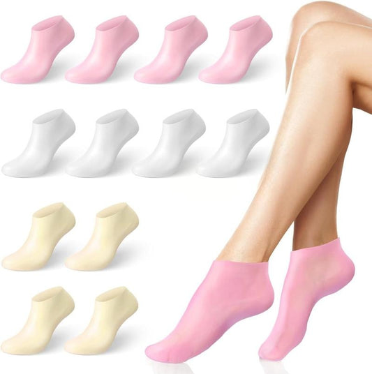 Silicone Moisturizing Socks for Cracked.