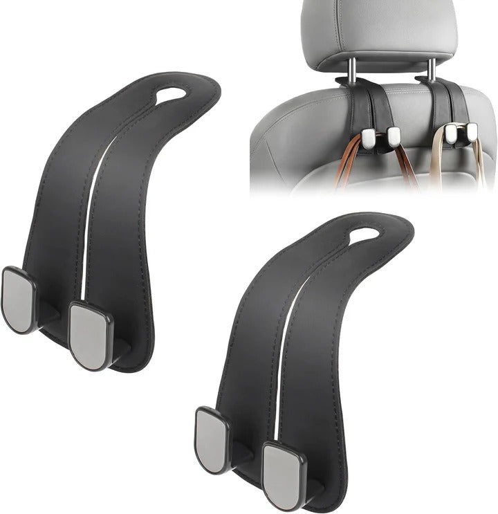 Car Seat Headrest Hook | Vegan Leather Hooks | 🔥BUY 1 GET 1 FREE🔥