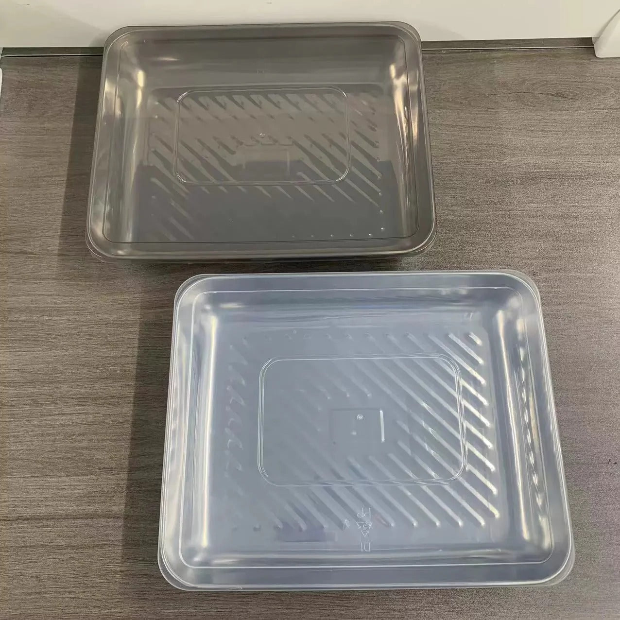 Stainless Steel Food Tray (Pack of 2)