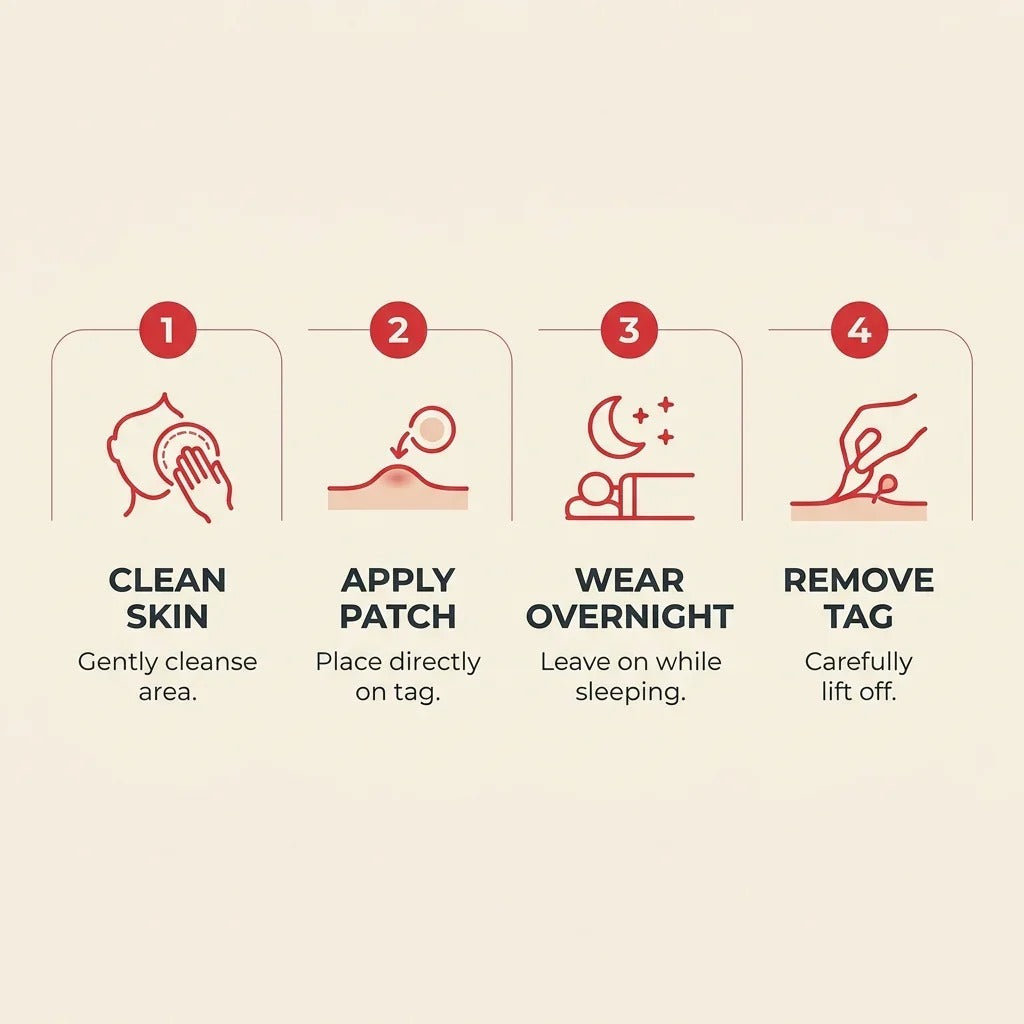 BelBexa™️ ClearTag Microneedle Skin Tag Patch (🔥Buy 1 Get 1 Free🔥)