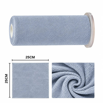 Microfiber Cleaning Cloth Roll🔥25 Reusable Sheets🔥