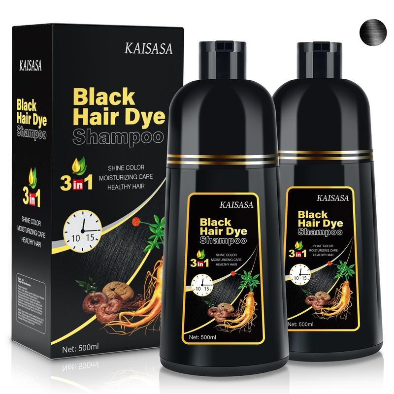 3 in 1 Black Hair Dye Shampoo - Buy 1 Get 1 Free⏰