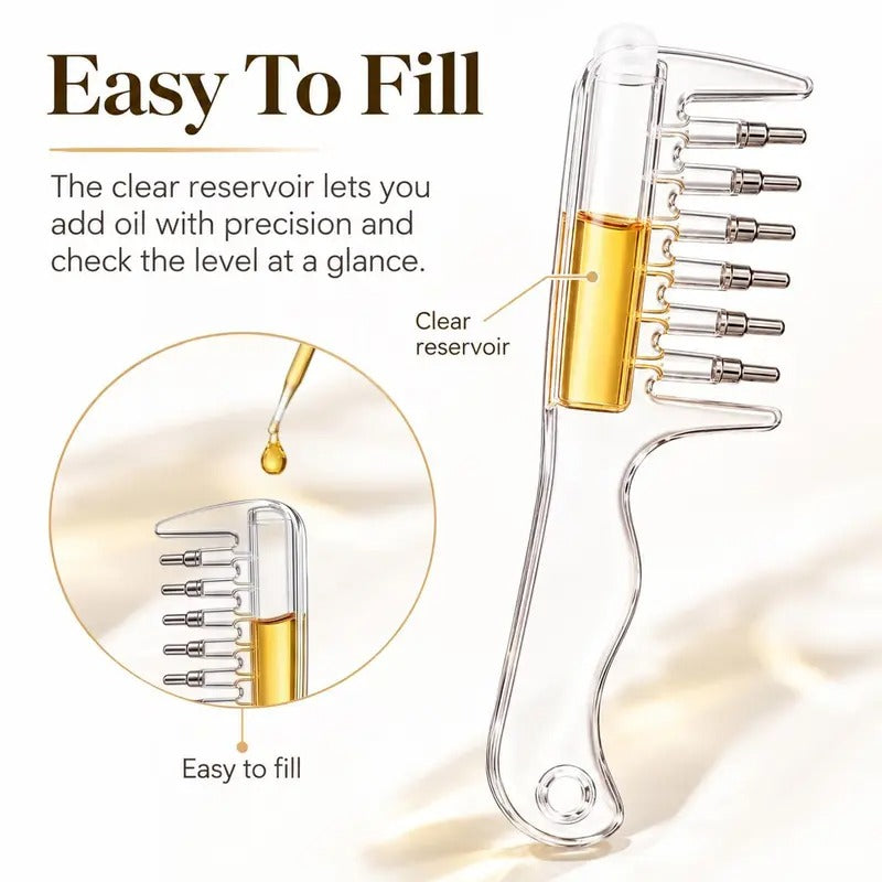 Scalp Handle Oil Applicator Comb