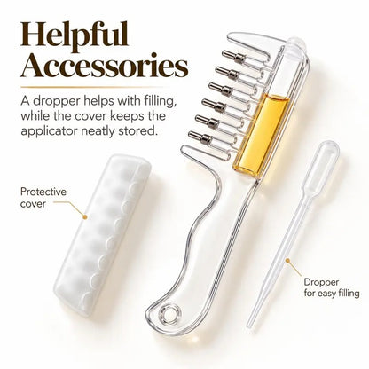 Scalp Handle Oil Applicator Comb