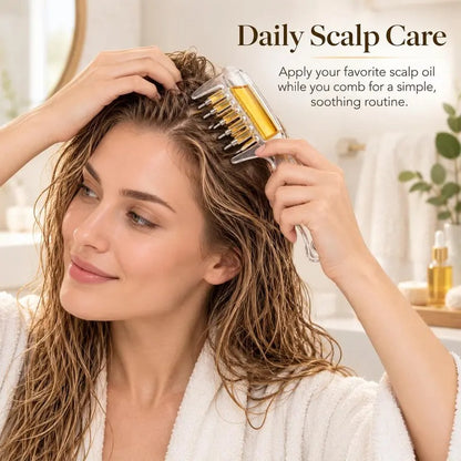 Scalp Handle Oil Applicator Comb