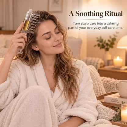 Scalp Handle Oil Applicator Comb
