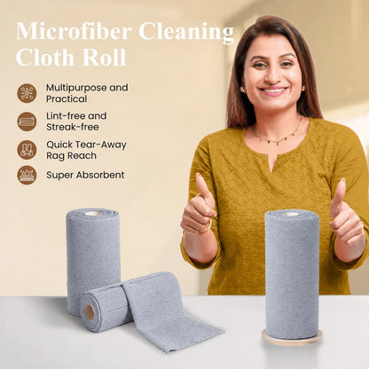 Microfiber Cleaning Cloth Roll🔥25 Reusable Sheets🔥