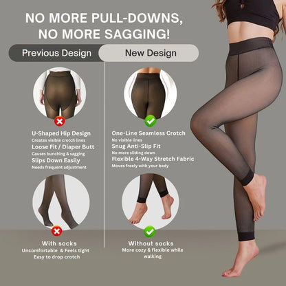 One-Seam Snatched Fleece Leggings