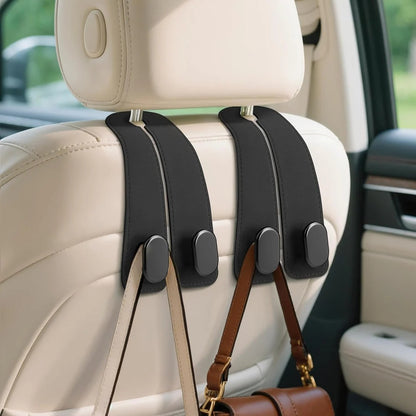 Car Seat Headrest Hook | Vegan Leather Hooks | 🔥BUY 1 GET 1 FREE🔥