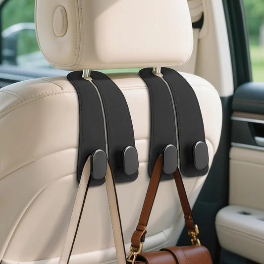 Car Seat Headrest Hook | Vegan Leather Hooks | 🔥BUY 1 GET 1 FREE🔥