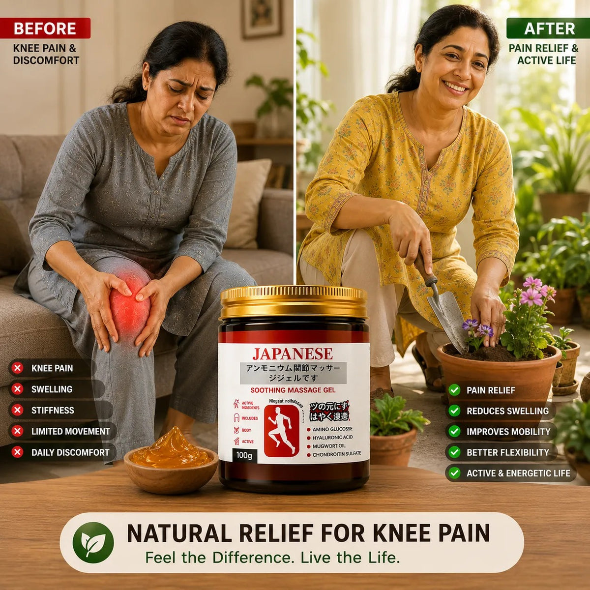 Japanese Pain Relief Soothing Massage Gel🔥(BUY 1 GET 1)🔥