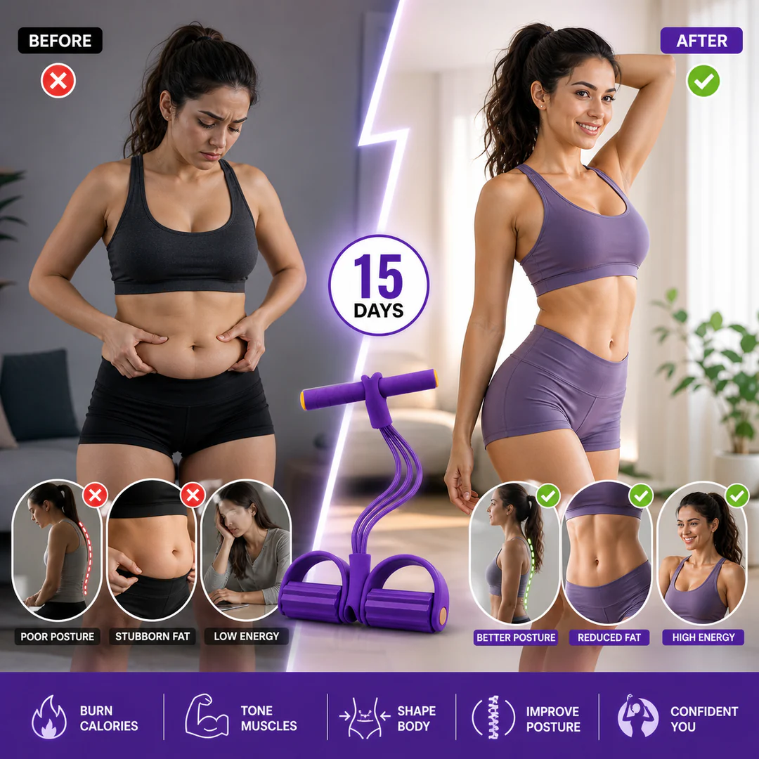 FlexBand 360 - Unisex Yoga Pedal Puller Resistance Band