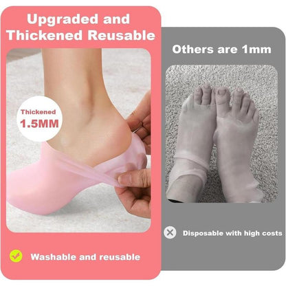 Silicone Moisturizing Socks for Cracked.
