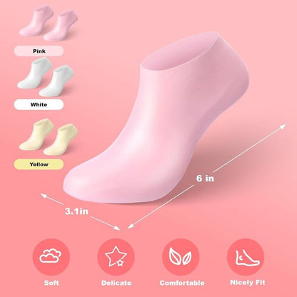 Silicone Moisturizing Socks for Cracked.